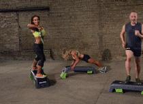 Examples of circuit training in the gym for women and men