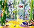 A fairy tale about how an ant hurried home